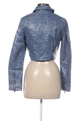 Damen Lederjacke Unbranded, Größe XS, Farbe Blau, Preis 38,99 €