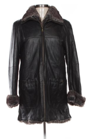Geacă de piele pentru femei Unbranded, Mărime S, Culoare Negru, Preț 416,00 Lei