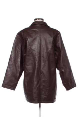 Geacă de piele pentru femei Unbranded, Mărime L, Culoare Maro, Preț 349,00 Lei