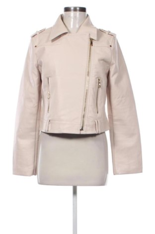 Дамско кожено яке Unbranded, Размер L, Цвят Бежов, Цена 30,16 €