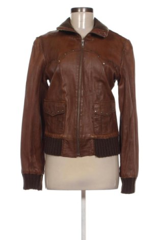Damska kurtka skórzana Vero Moda, Rozmiar M, Kolor Brązowy, Cena 246,49 zł