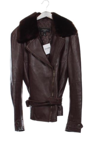 Geacă de piele pentru femei Weekend Max Mara, Mărime M, Culoare Maro, Preț 874,18 Lei