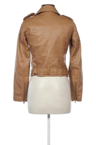 Damska kurtka skórzana Zara, Rozmiar S, Kolor Brązowy, Cena 110,99 zł