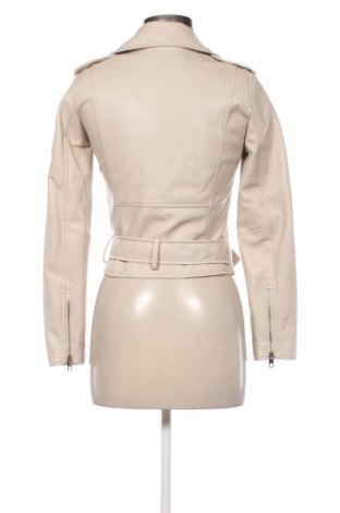 Damska kurtka skórzana Zara, Rozmiar XS, Kolor Beżowy, Cena 112,53 zł