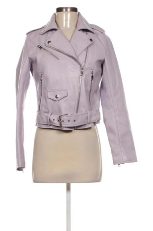 Geacă de piele pentru femei Zara, Mărime M, Culoare Roz, Preț 109,48 Lei