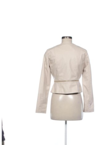 Geacă de piele pentru femei Zara, Mărime M, Culoare Bej, Preț 109,48 Lei