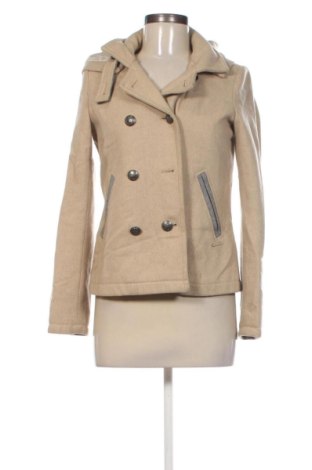 Dámsky kabát  Bershka, Veľkosť S, Farba Béžová, Cena  35,95 €