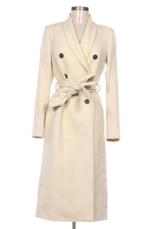 Palton de femei Mango, Mărime S, Culoare Ecru, Preț 315,22 Lei