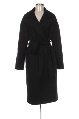 Damski płaszcz Pull&Bear, Rozmiar L, Kolor Czarny, Cena 231,99 zł