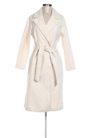 Damski płaszcz Stradivarius, Rozmiar XS, Kolor ecru, Cena 385,81 zł