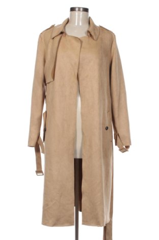 Damski płaszcz Zara, Rozmiar S, Kolor Beżowy, Cena 148,99 zł
