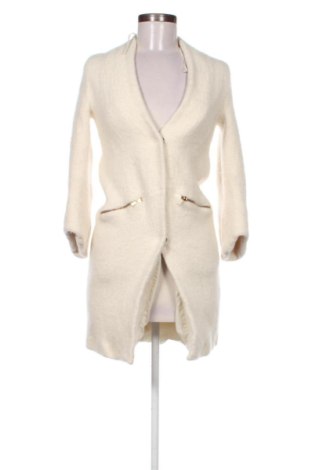 Palton de femei Zara, Mărime XS, Culoare Ecru, Preț 180,96 Lei