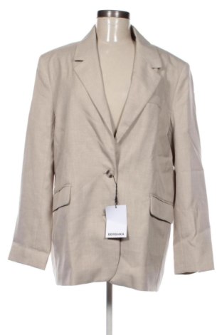 Sacou de femei Bershka, Mărime XL, Culoare Bej, Preț 243,99 Lei