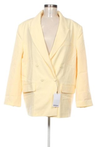 Sacou de femei Bershka, Mărime XS, Culoare Galben, Preț 243,99 Lei