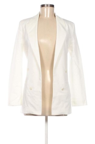 Sacou de femei Bershka, Mărime XS, Culoare Alb, Preț 243,99 Lei