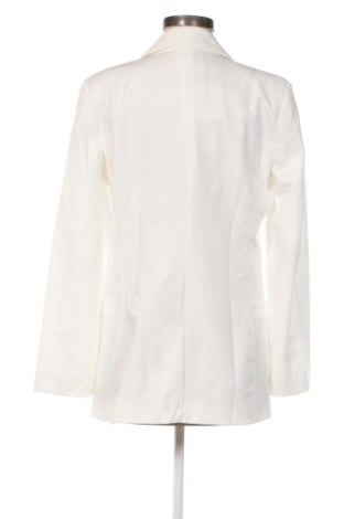 Sacou de femei Bershka, Mărime M, Culoare Alb, Preț 243,99 Lei