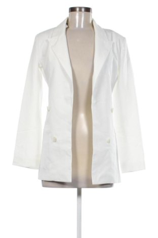 Sacou de femei Bershka, Mărime XS, Culoare Alb, Preț 243,99 Lei