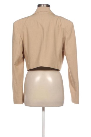 Sacou de femei Bershka, Mărime L, Culoare Bej, Preț 128,00 Lei