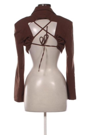 Дамско сако Bershka, Размер S, Цвят Кафяв, Цена 39,00 €