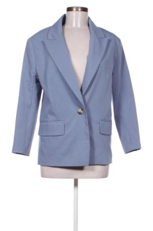 Sacou de femei Bershka, Mărime L, Culoare Albastru, Preț 203,32 Lei