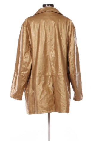 Дамско кожено яке Ulla Popken, Размер 3XL, Цвят Златист, Цена 31,73 €