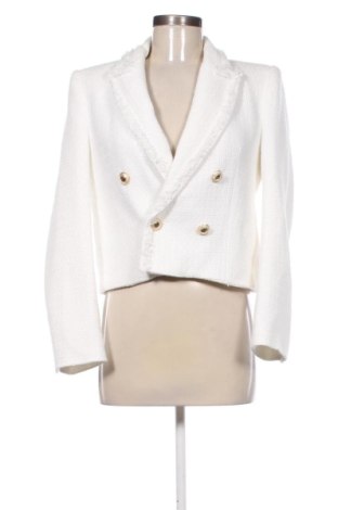 Дамско сако Zara, Размер M, Цвят Бял, Цена 25,00 €