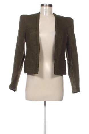 Dámske sako  Zara, Veľkosť XS, Farba Zelená, Cena  29,95 €