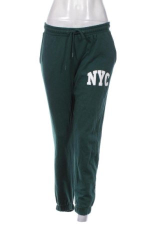 Damskie spodnie sportowe Sinsay, Rozmiar S, Kolor Zielony, Cena 80,38 zł