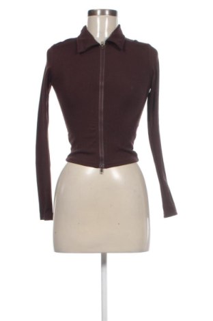 Bluză trening de femei SHEIN, Mărime XS, Culoare Maro, Preț 123,99 Lei