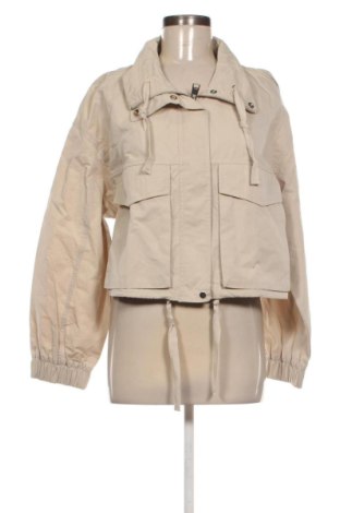 Geacă de femei Bershka, Mărime L, Culoare Bej, Preț 243,99 Lei