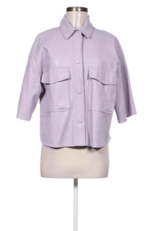 Kurtka damska Bershka, Rozmiar L, Kolor Fioletowy, Cena 75,02 zł