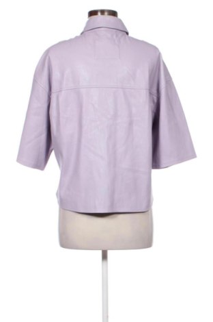 Kurtka damska Bershka, Rozmiar L, Kolor Fioletowy, Cena 75,02 zł