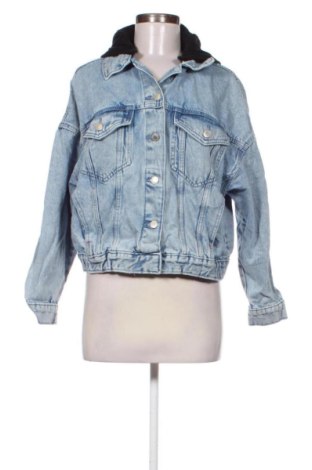 Geacă de femei Bershka, Mărime XS, Culoare Albastru, Preț 123,99 Lei