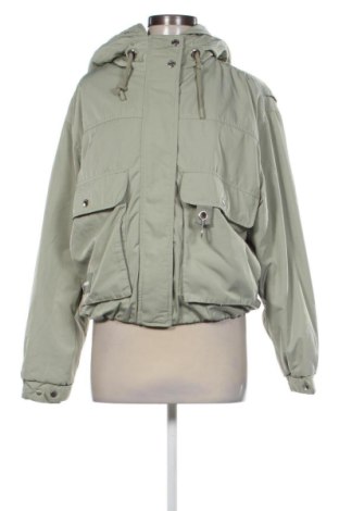 Geacă de femei Bershka, Mărime M, Culoare Verde, Preț 156,40 Lei