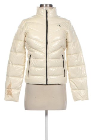 Geacă de femei Calvin Klein Jeans, Mărime XS, Culoare Ecru, Preț 497,99 Lei