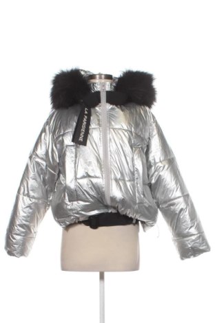 Γυναικείο μπουφάν K.zell, Μέγεθος M, Χρώμα Ασημί, Τιμή 45,54 €