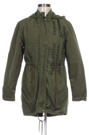 Geacă de femei Stradivarius, Mărime S, Culoare Verde, Preț 130,33 Lei