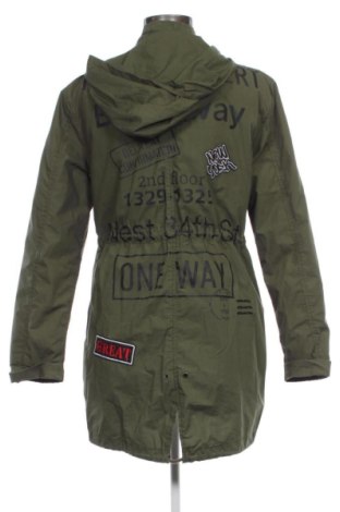 Geacă de femei Stradivarius, Mărime S, Culoare Verde, Preț 130,33 Lei