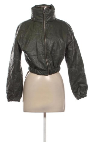 Geacă de piele pentru femei Unbranded, Mărime M, Culoare Verde, Preț 183,99 Lei