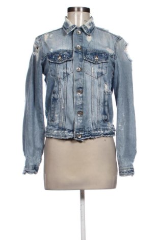 Geacă de femei Zara, Mărime M, Culoare Albastru, Preț 108,96 Lei