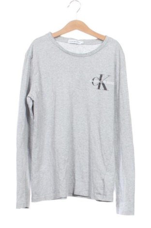 Bluză pentru copii Calvin Klein Jeans, Mărime 13-14y/ 164-168 cm, Culoare Gri, Preț 85,99 Lei
