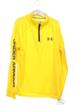 Kinder Shirt Under Armour, Größe 10-11y/ 146-152 cm, Farbe Gelb, Preis 12,00 €
