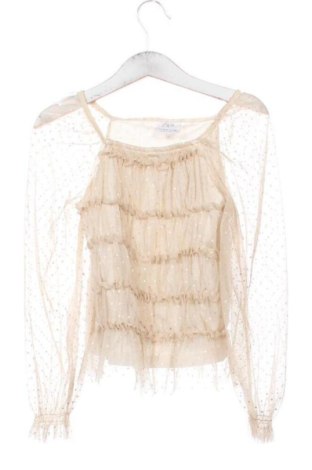 Bluză pentru copii Zara, Mărime 7-8y/ 128-134 cm, Culoare Bej, Preț 44,99 Lei