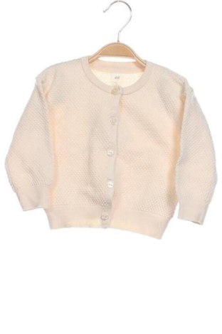 Dziecięcy kardigan H&M, Rozmiar 9-12m/ 74-80 cm, Kolor Beżowy, Cena 46,57 zł