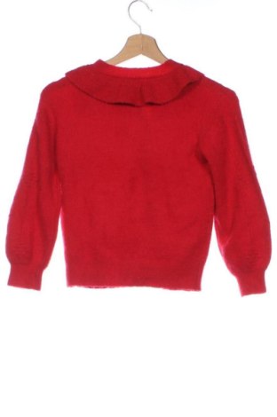 Kinder Strickjacke Sinsay, Größe 6-7y/ 122-128 cm, Farbe Rot, Preis 6,56 €