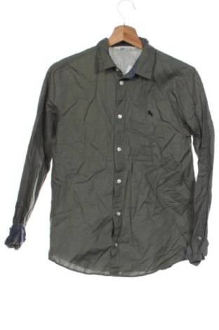 Kinderhemd H&M, Größe 11-12y/ 152-158 cm, Farbe Grün, Preis 7,99 €