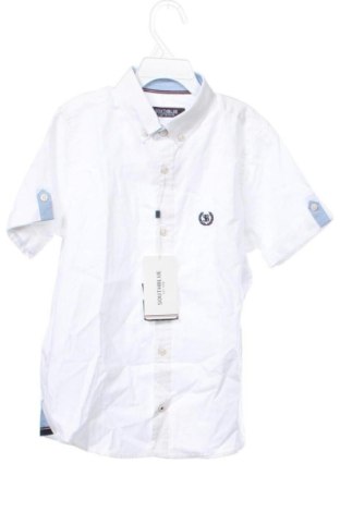 Kinderhemd Unbranded, Größe 7-8y/ 128-134 cm, Farbe Weiß, Preis 9,00 €