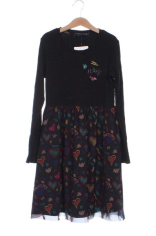 Kinderkleid Desigual, Größe 10-11y/ 146-152 cm, Farbe Schwarz, Preis 27,99 €