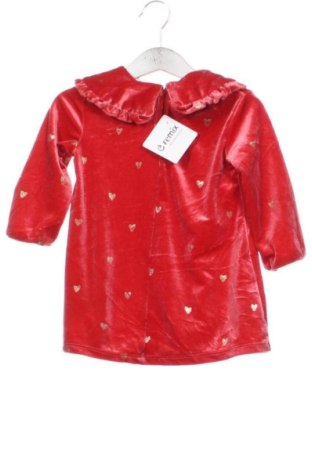 Детска рокля H&M, Размер 9-12m/ 74-80 см, Цвят Червен, Цена 12,78 €