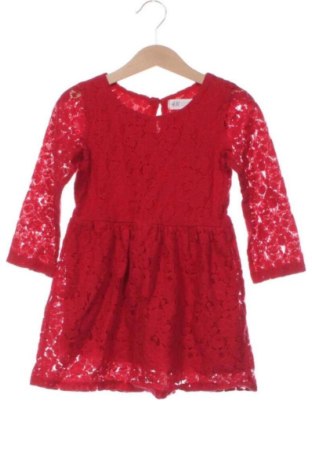 Kinderkleid H&M, Größe 18-24m/ 86-98 cm, Farbe Rot, Preis 12,00 €